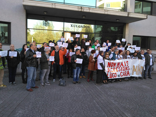 Concentracin nos xulgados na defensa das persoas denunciadas por INCA